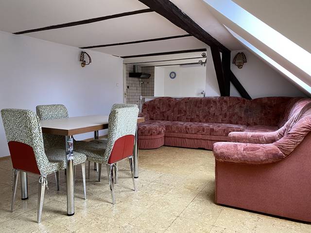 Obývací pokoj + kuchyně.