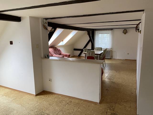 Obývací pokoj + kuchyně.