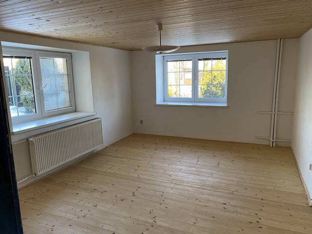 Pokoj v přízemí po rekonstrukci.